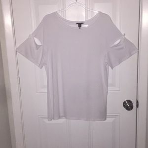 New White Blouse By Buffalo Sz L SPRING